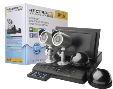 Комплект для видеонаблюдения "Видеорегистратор и камера с микрофоном"